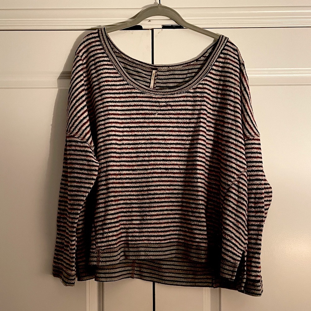 Striped Free People Sweater